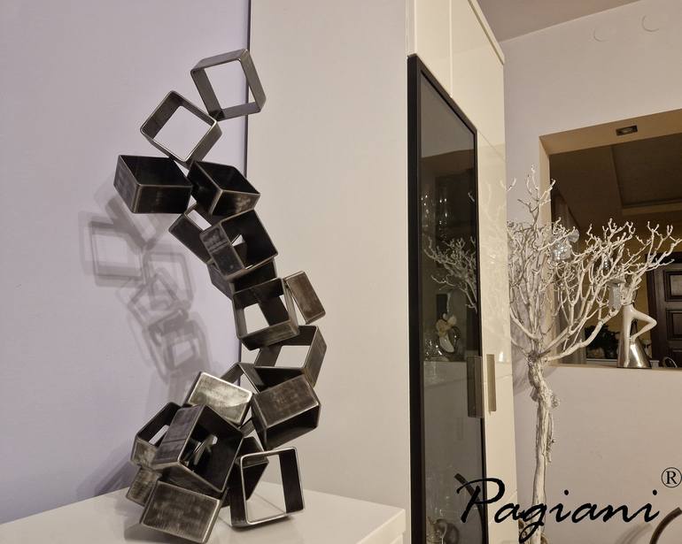 Original Abstract Sculpture by Paulo Pokoj