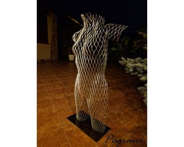 Women's metal mesh torso by Paulo Pokoj thumb