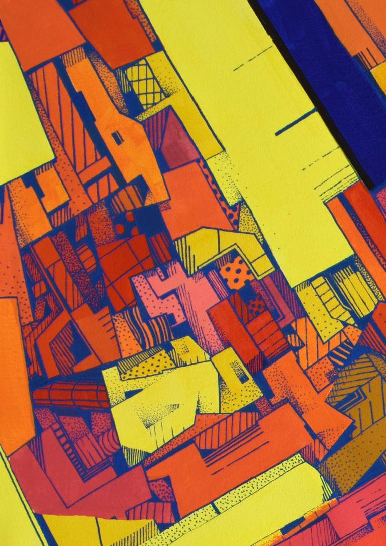 Original Contemporary Abstract Painting by Romain Fontaine