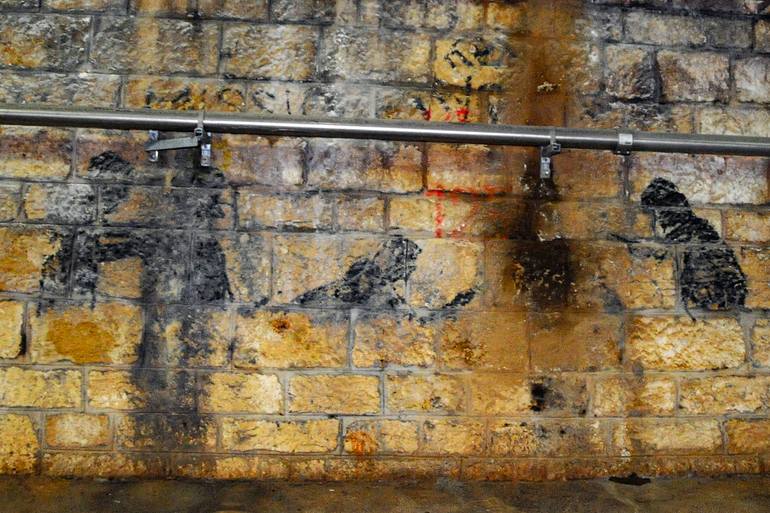 Original Contemporary Graffiti Photography by Minerba Sonia