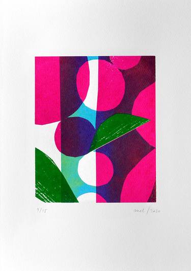 Original Modern Abstract Printmaking by Ana Zaja Petrak