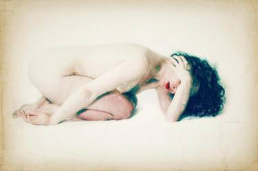 Original Expressionism Nude Painting by Alexander Sadreddini