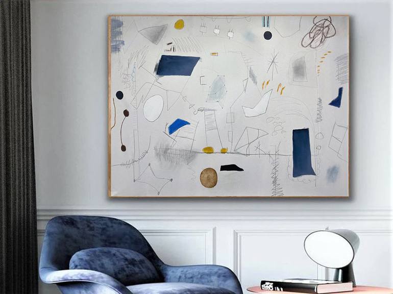 Original Contemporary Abstract Painting by Mathias Schilling