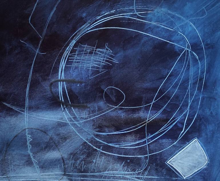 Original Abstract Expressionism Abstract Painting by Mathias Schilling