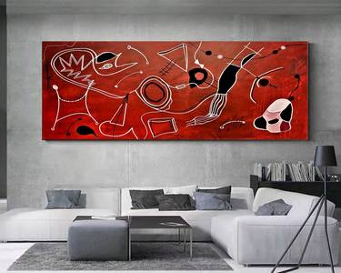 Original Abstract Expressionism Abstract Paintings by Mathias Schilling