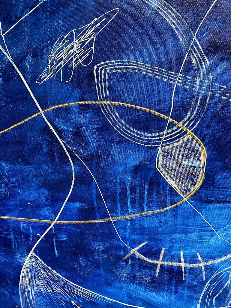 Original Abstract Expressionism Abstract Painting by Mathias Schilling