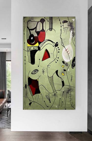 Original Abstract Expressionism Abstract Paintings by Mathias Schilling