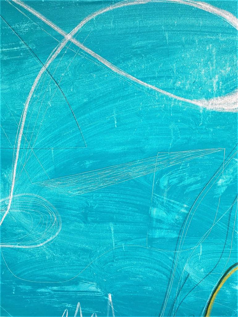 Original Abstract Expressionism Abstract Painting by Mathias Schilling