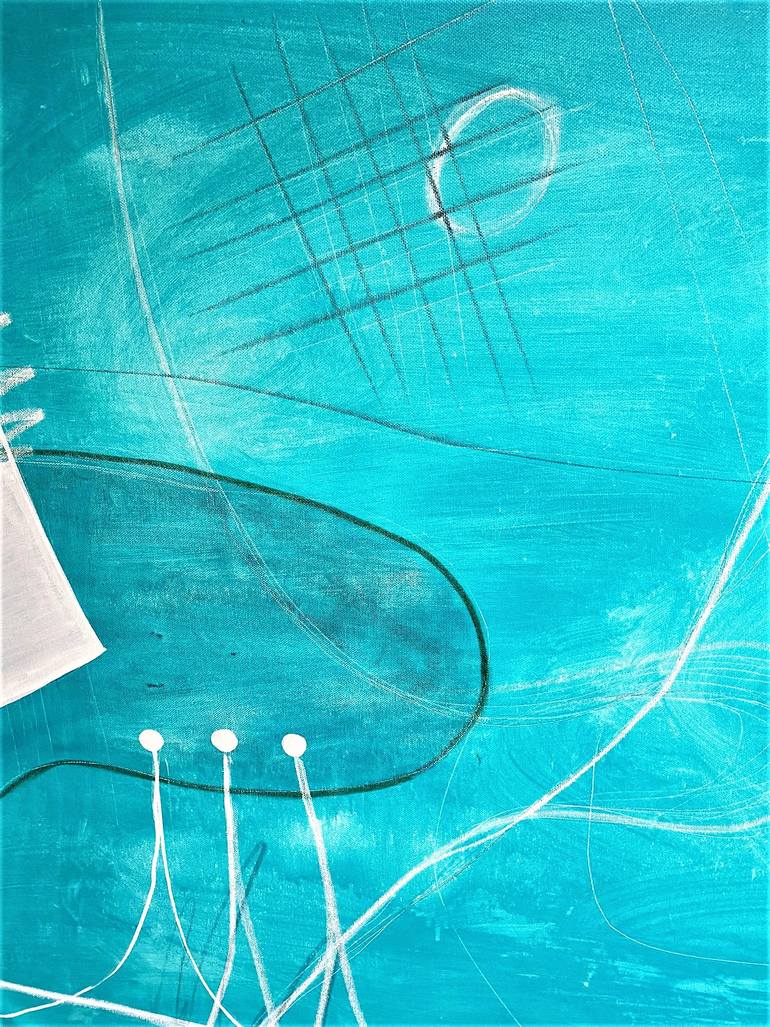Original Abstract Expressionism Abstract Painting by Mathias Schilling