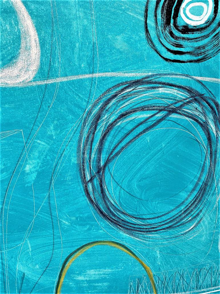 Original Abstract Expressionism Abstract Painting by Mathias Schilling