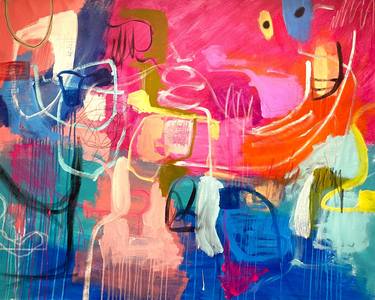 Original Abstract Expressionism Abstract Paintings by Mathias Schilling