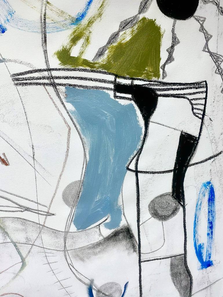 Original Abstract Expressionism Abstract Painting by Mathias Schilling