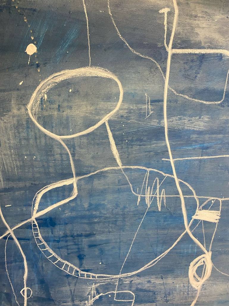 Original Abstract Expressionism Abstract Painting by Mathias Schilling