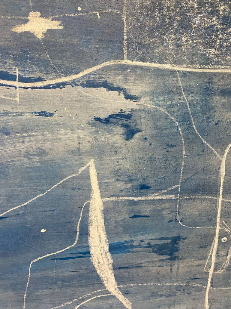 Original Abstract Expressionism Abstract Painting by Mathias Schilling