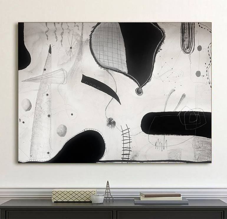 Original Abstract Expressionism Abstract Paintings by Mathias Schilling