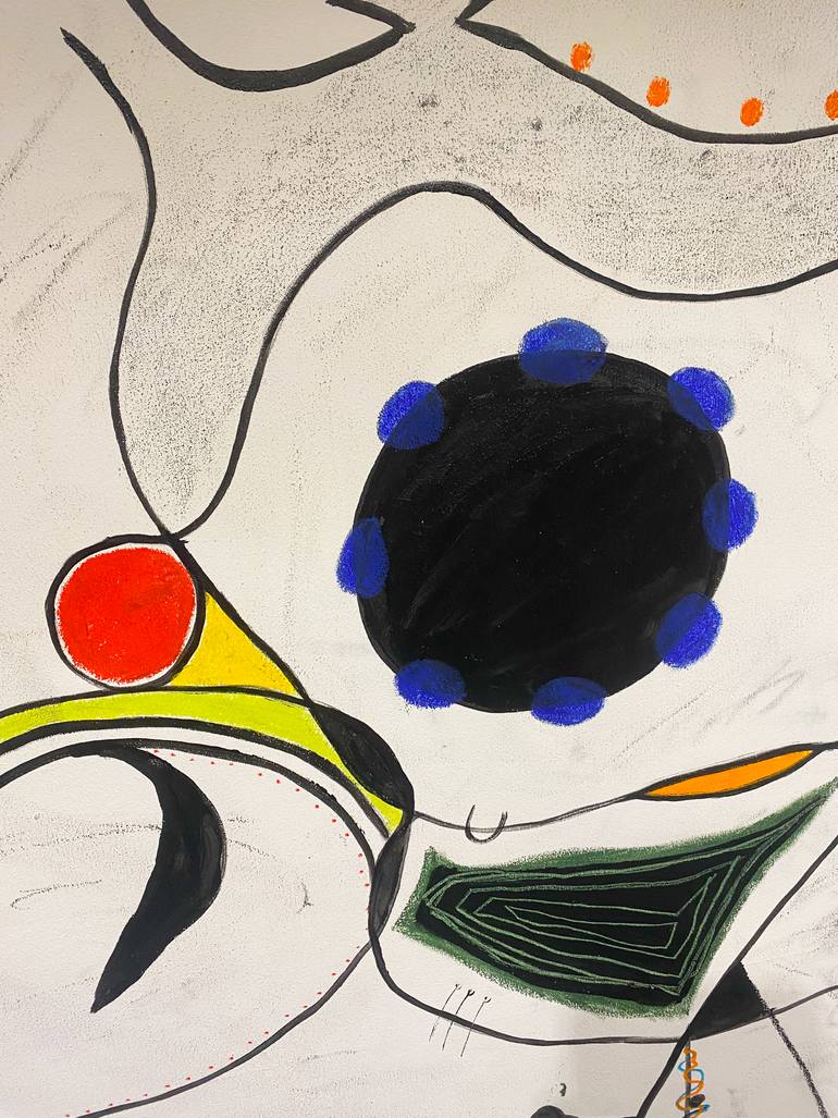 Original Abstract Expressionism Abstract Painting by Mathias Schilling