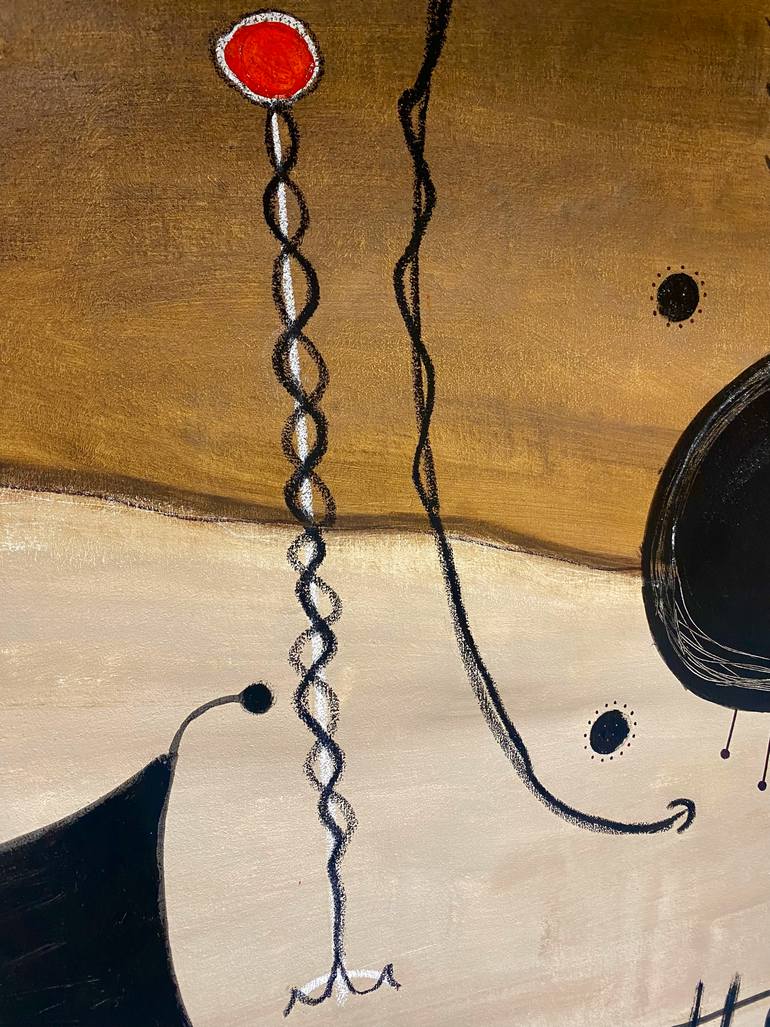 Original Abstract Expressionism Abstract Painting by Mathias Schilling