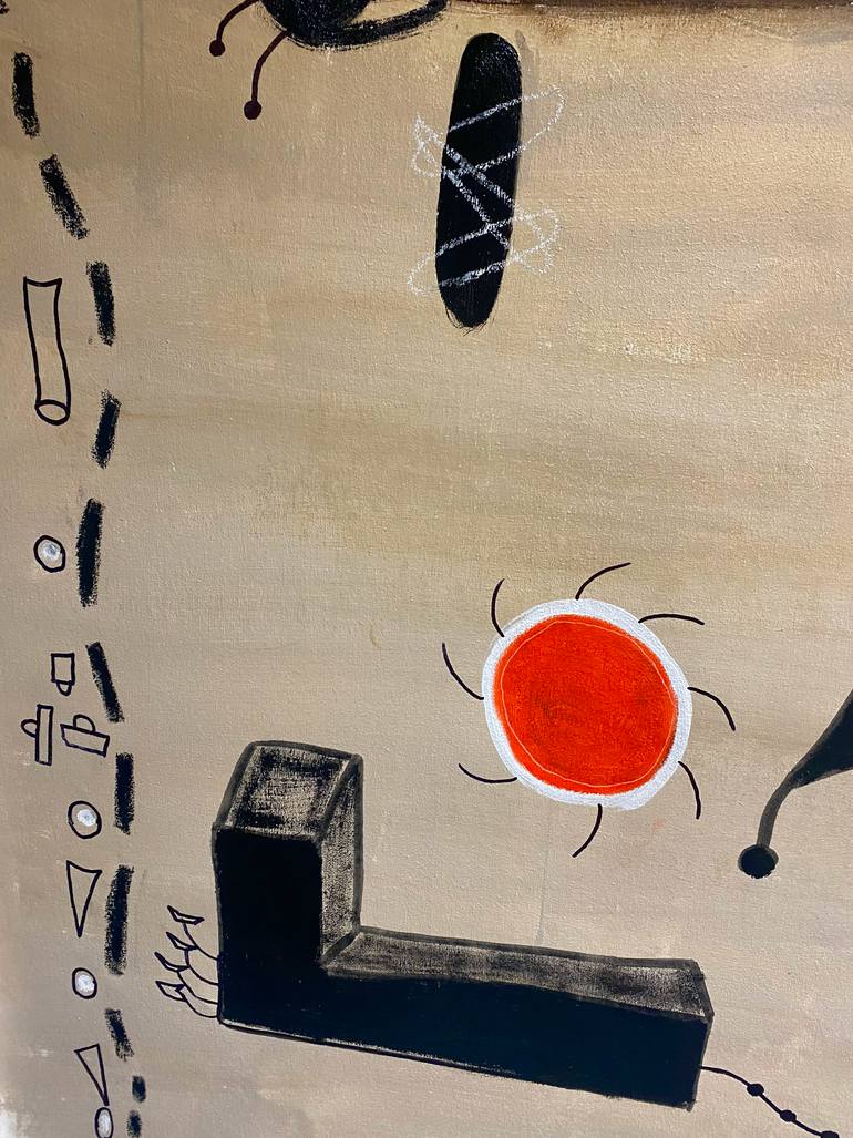 Original Abstract Expressionism Abstract Painting by Mathias Schilling