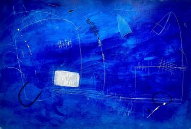 Original Abstract Expressionism Abstract Painting by Mathias Schilling