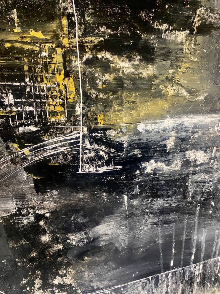 Original Abstract Expressionism Abstract Painting by Mathias Schilling