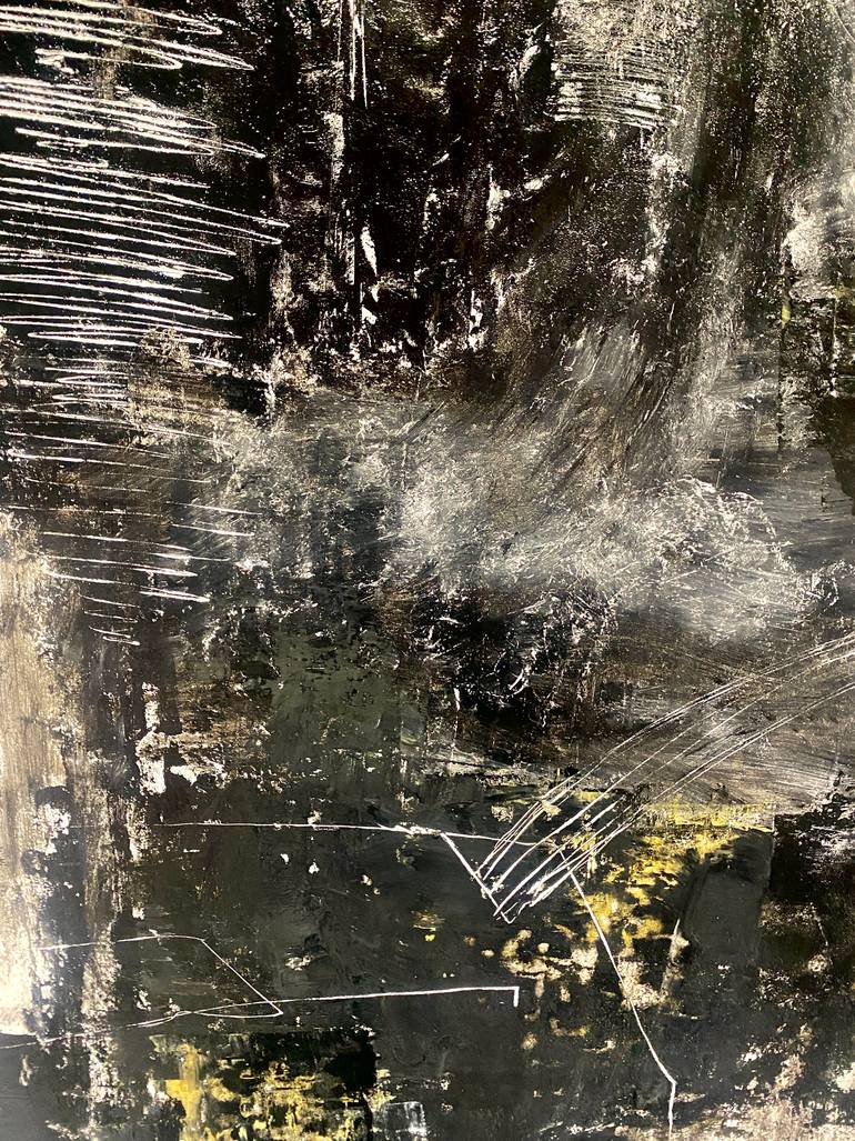 Original Abstract Expressionism Abstract Painting by Mathias Schilling