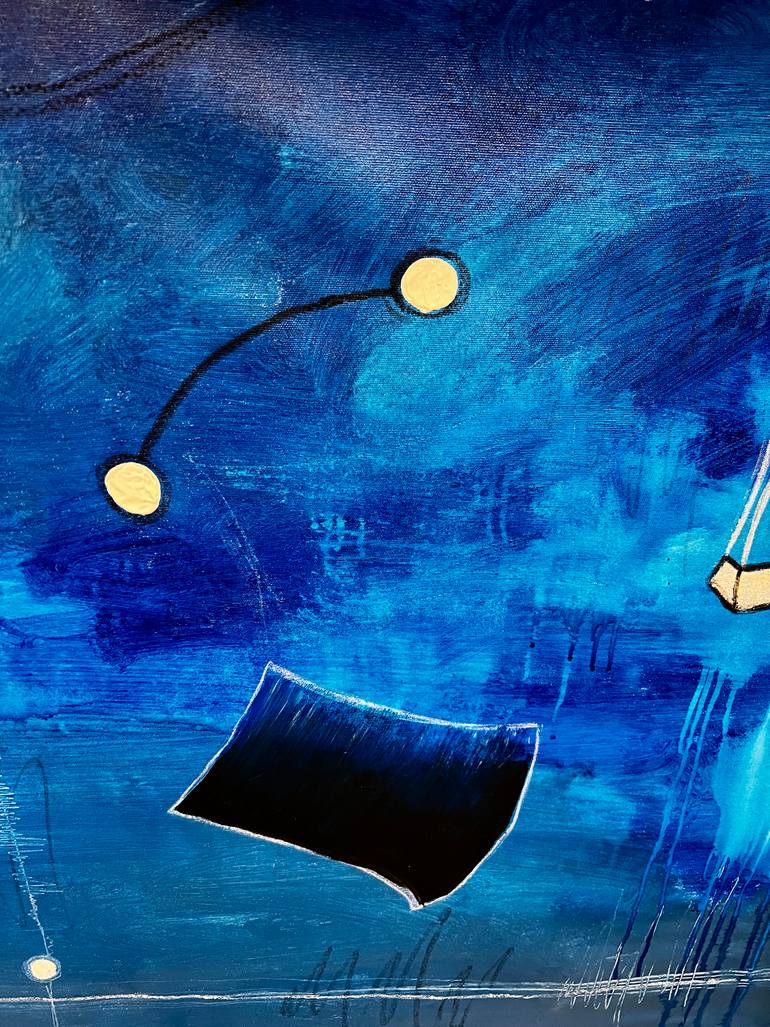 Original Abstract Expressionism Abstract Painting by Mathias Schilling