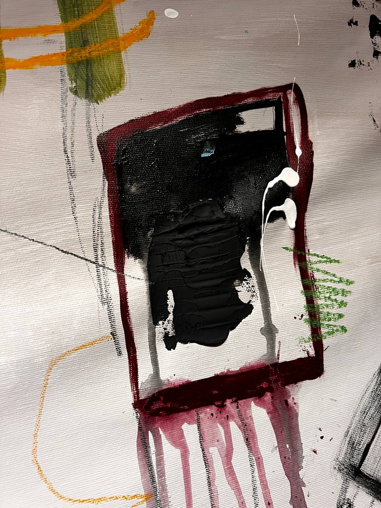 Original Abstract Expressionism Abstract Painting by Mathias Schilling