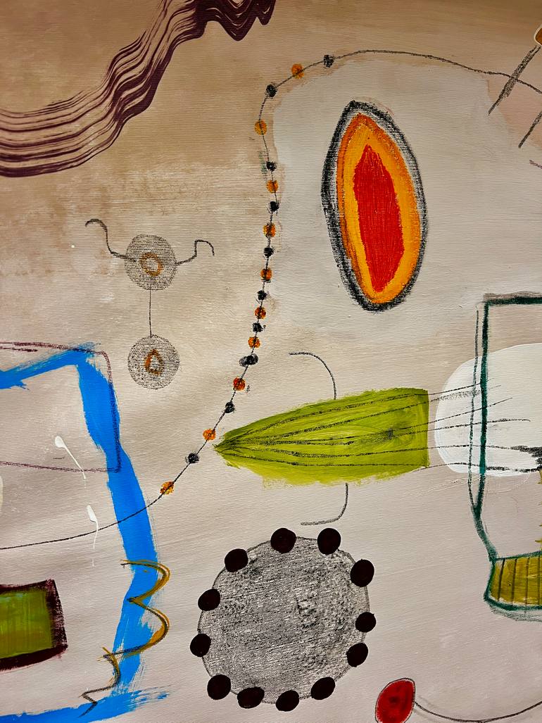 Original Abstract Expressionism Abstract Painting by Mathias Schilling