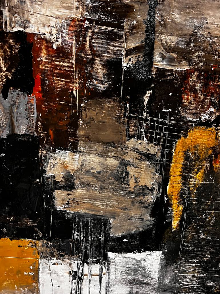 Original Abstract Expressionism Abstract Painting by Mathias Schilling