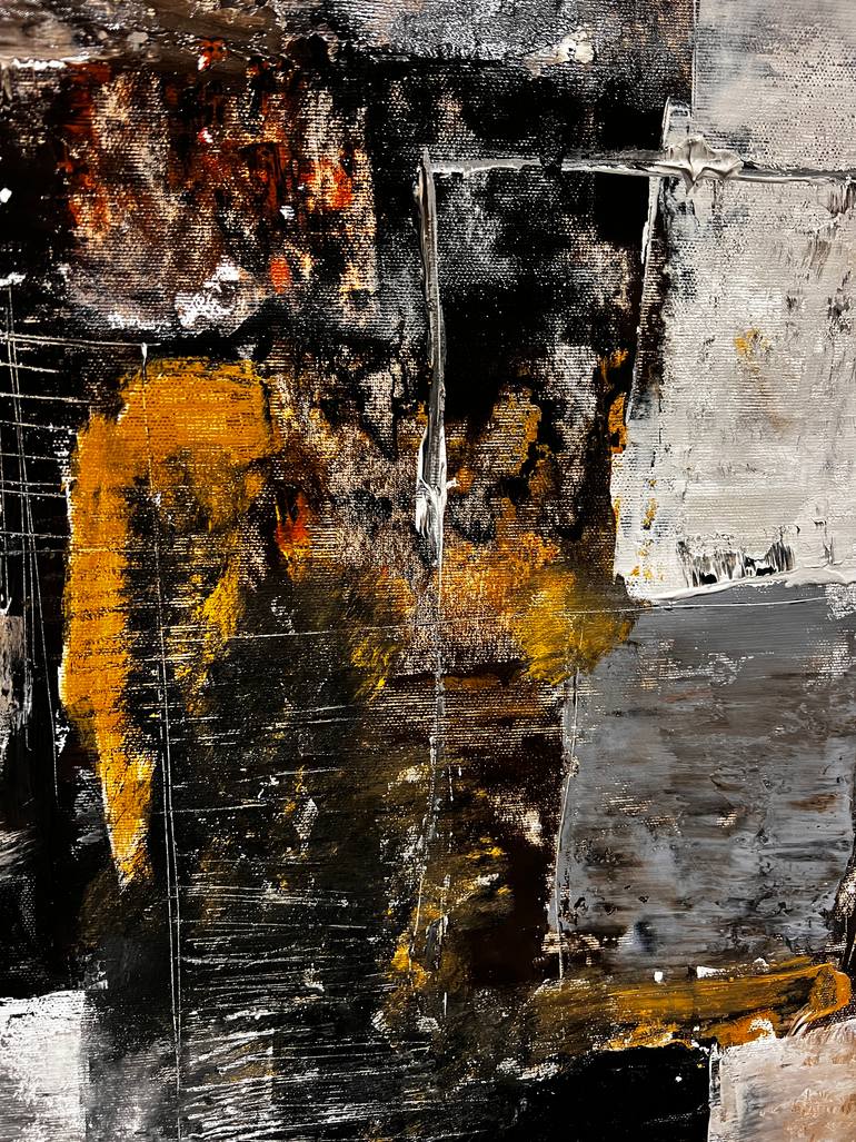 Original Abstract Expressionism Abstract Painting by Mathias Schilling