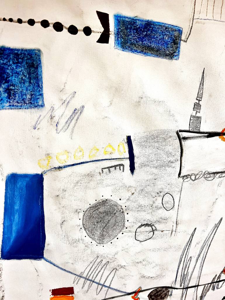 Original Abstract Expressionism Abstract Painting by Mathias Schilling