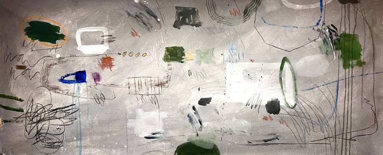 Original Abstract Expressionism Abstract Painting by Mathias Schilling
