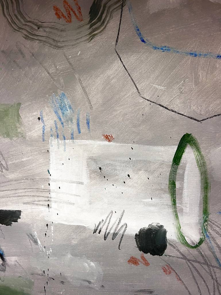 Original Abstract Expressionism Abstract Painting by Mathias Schilling