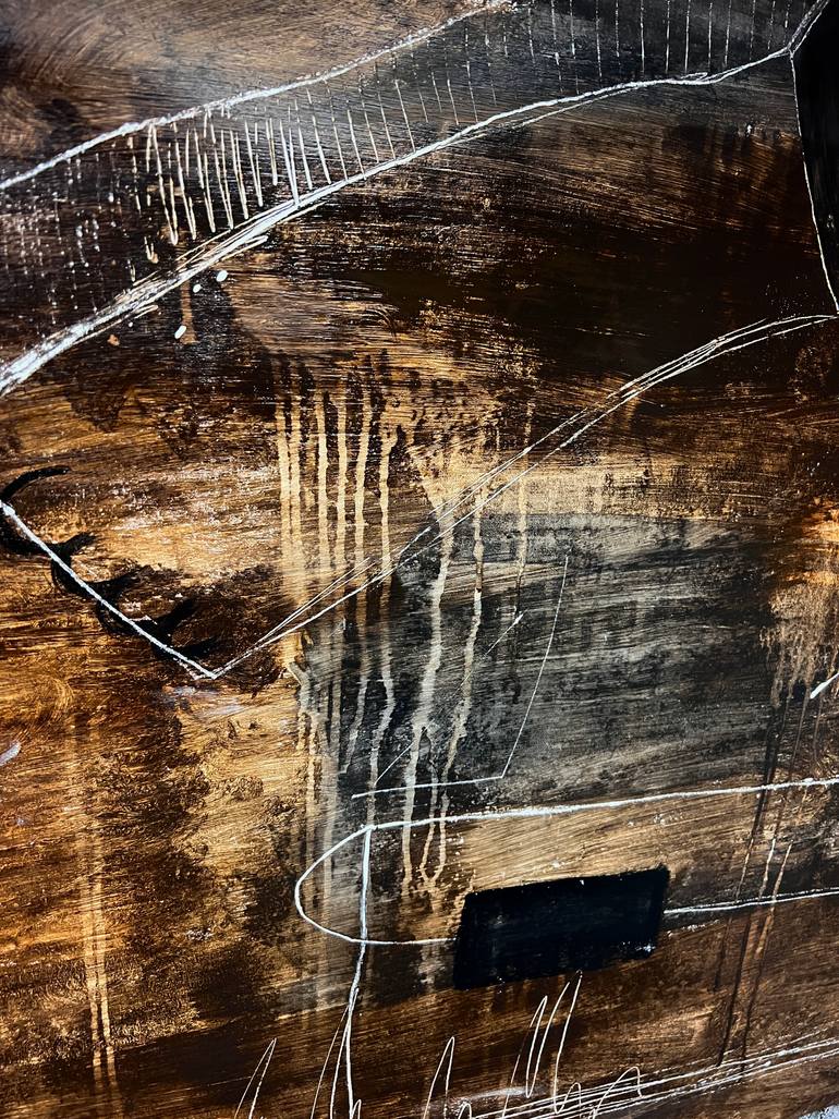 Original Abstract Expressionism Abstract Painting by Mathias Schilling