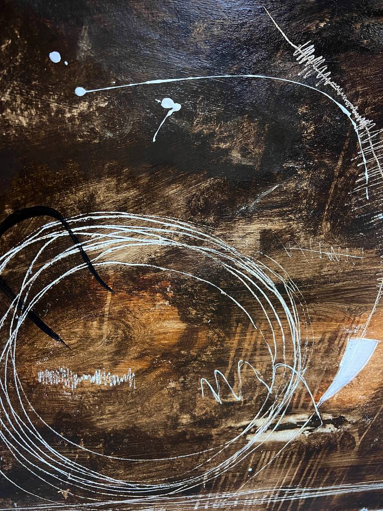 Original Abstract Expressionism Abstract Painting by Mathias Schilling