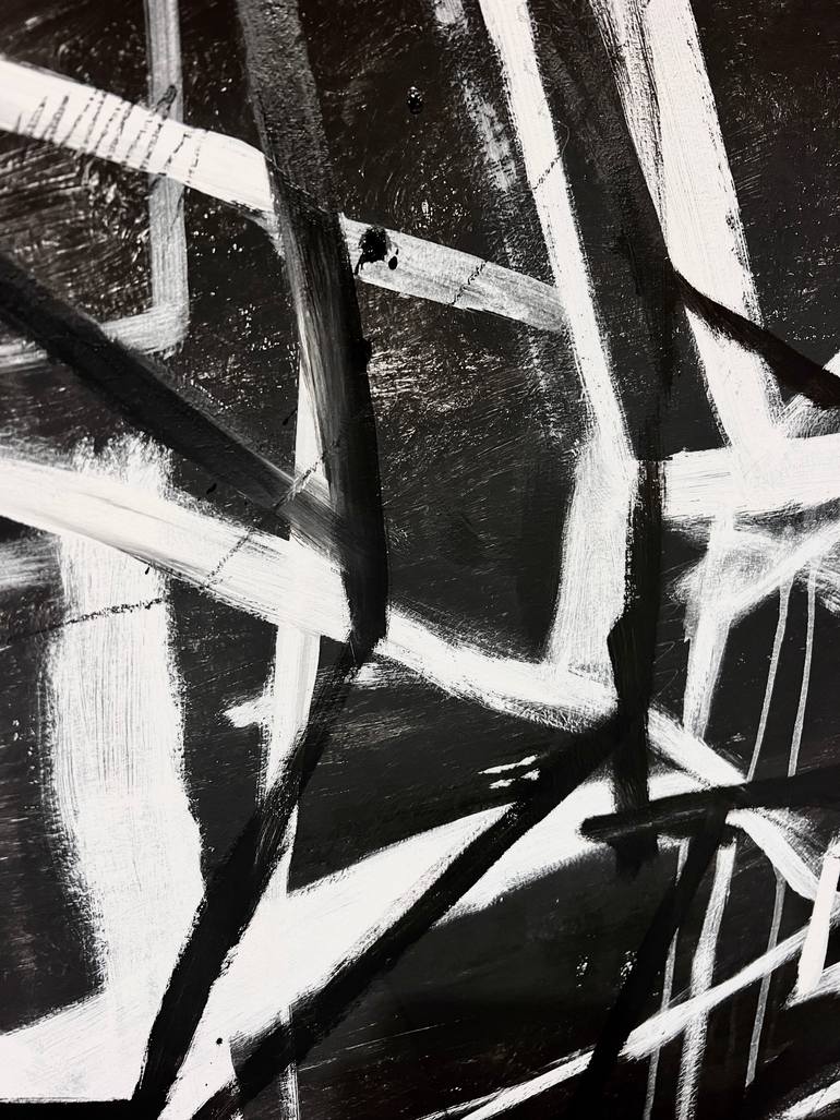 Original Abstract Expressionism Abstract Painting by Mathias Schilling