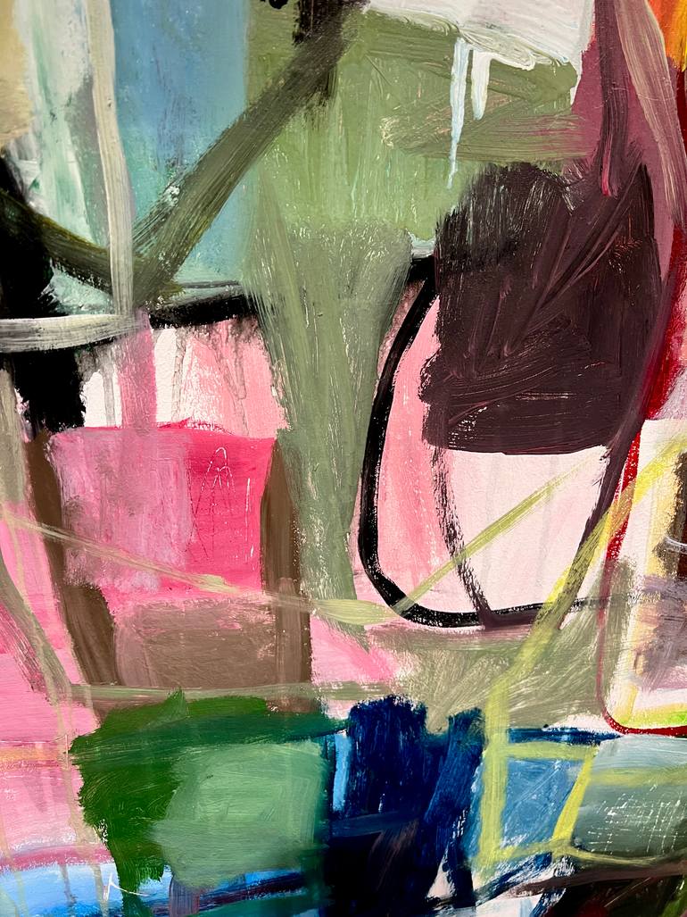 Original Abstract Expressionism Abstract Painting by Mathias Schilling