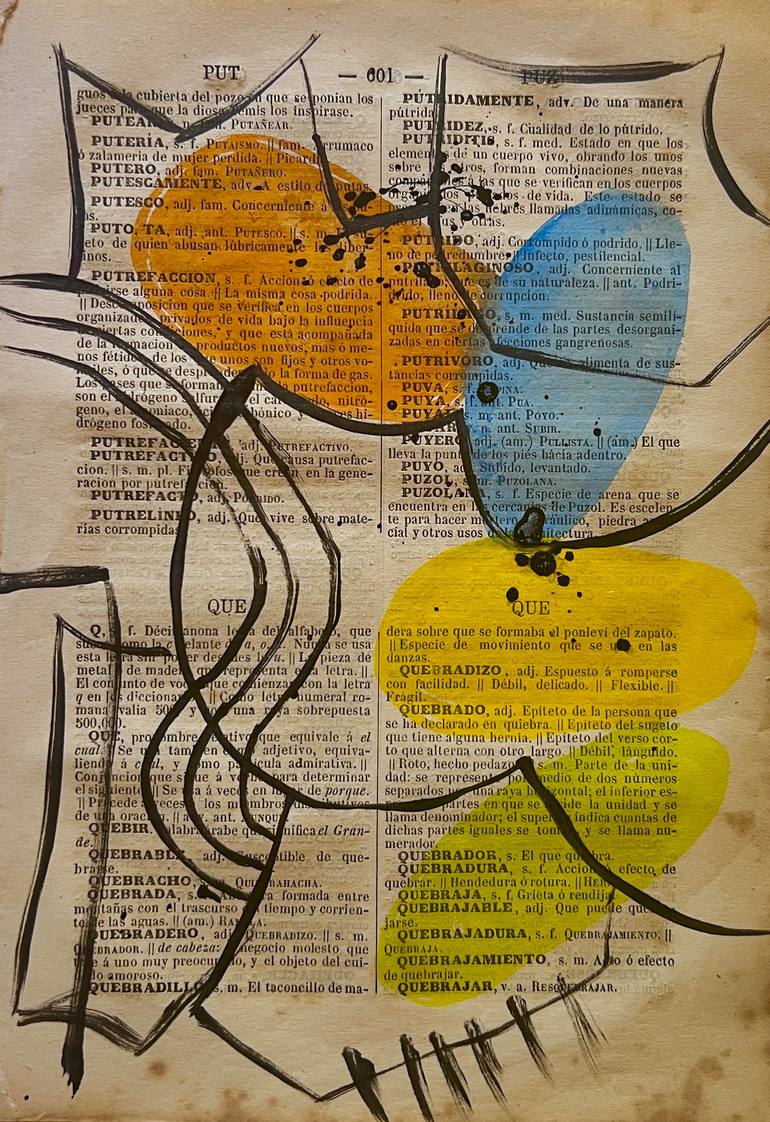 Original Abstract Expressionism Abstract Painting by Mathias Schilling
