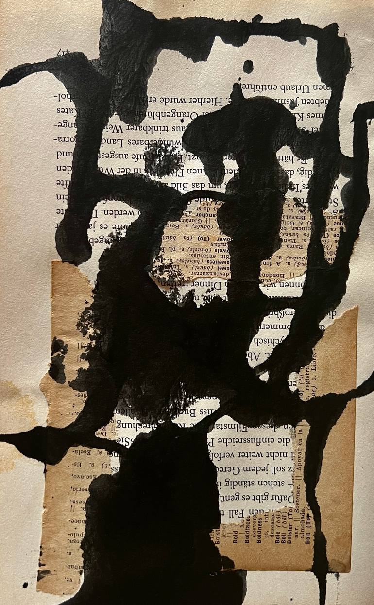 Original Abstract Expressionism Abstract Painting by Mathias Schilling