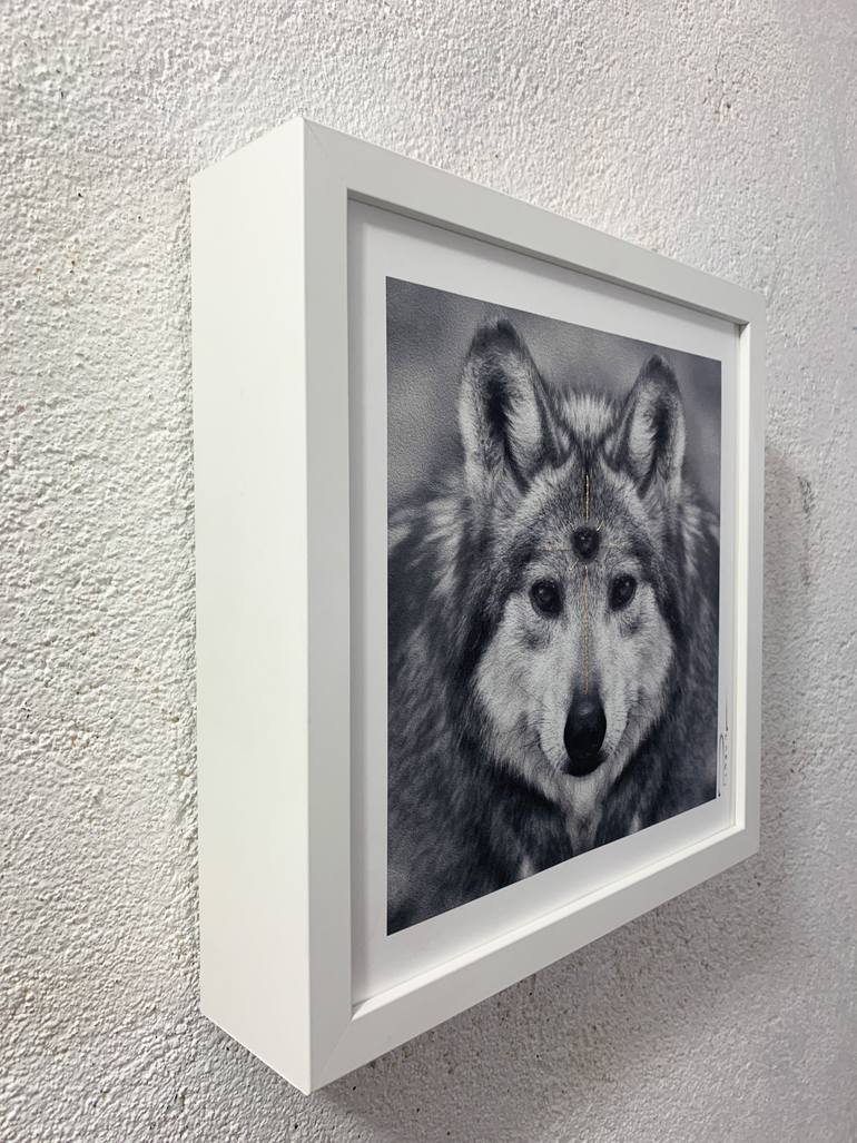 Original Conceptual Animal Mixed Media by Sentient Animalia