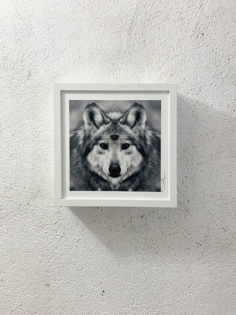 Original Conceptual Animal Mixed Media by Sentient Animalia