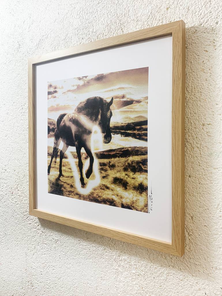 Original Classicism Horse Printmaking by Sentient Animalia