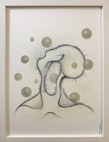 Original Symbolism People Mixed Media by Sentient Animalia