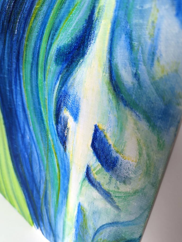 Original Abstract Expressionism Abstract Painting by Helen Alexander