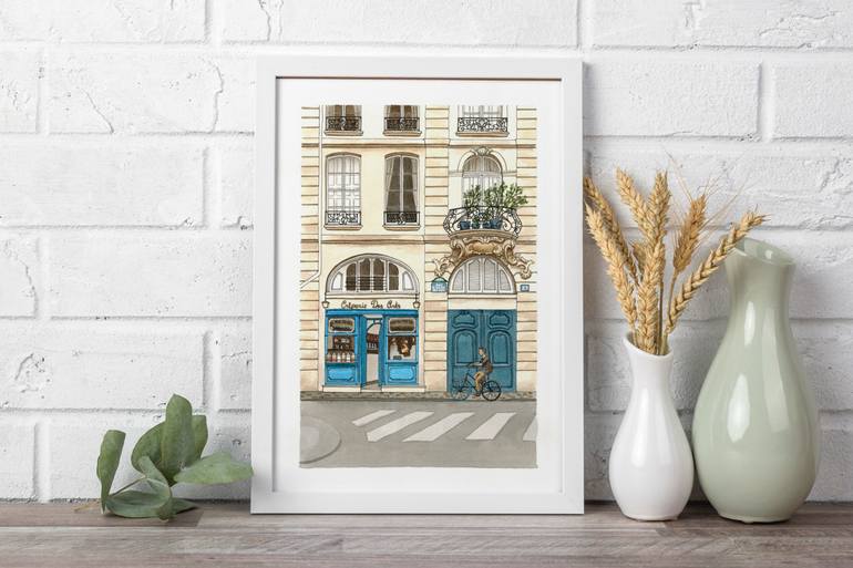 Original Realism Architecture Painting by Karina Gaynutdinova