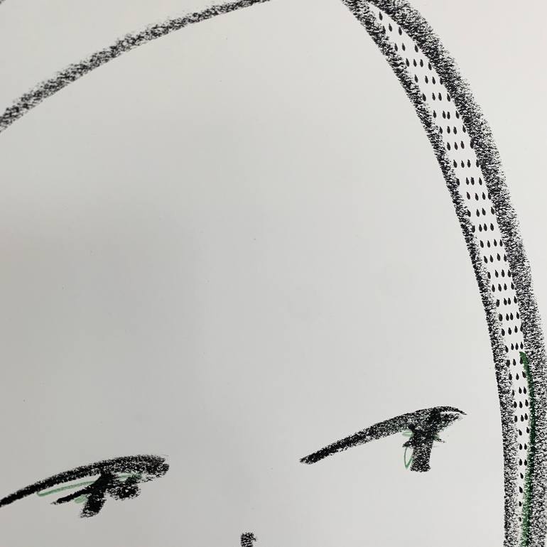 Original Abstract People Drawing by Lori Fox