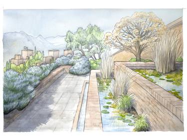 Print of Realism Garden Paintings by Emily Handley