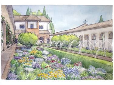 Print of Realism Garden Paintings by Emily Handley