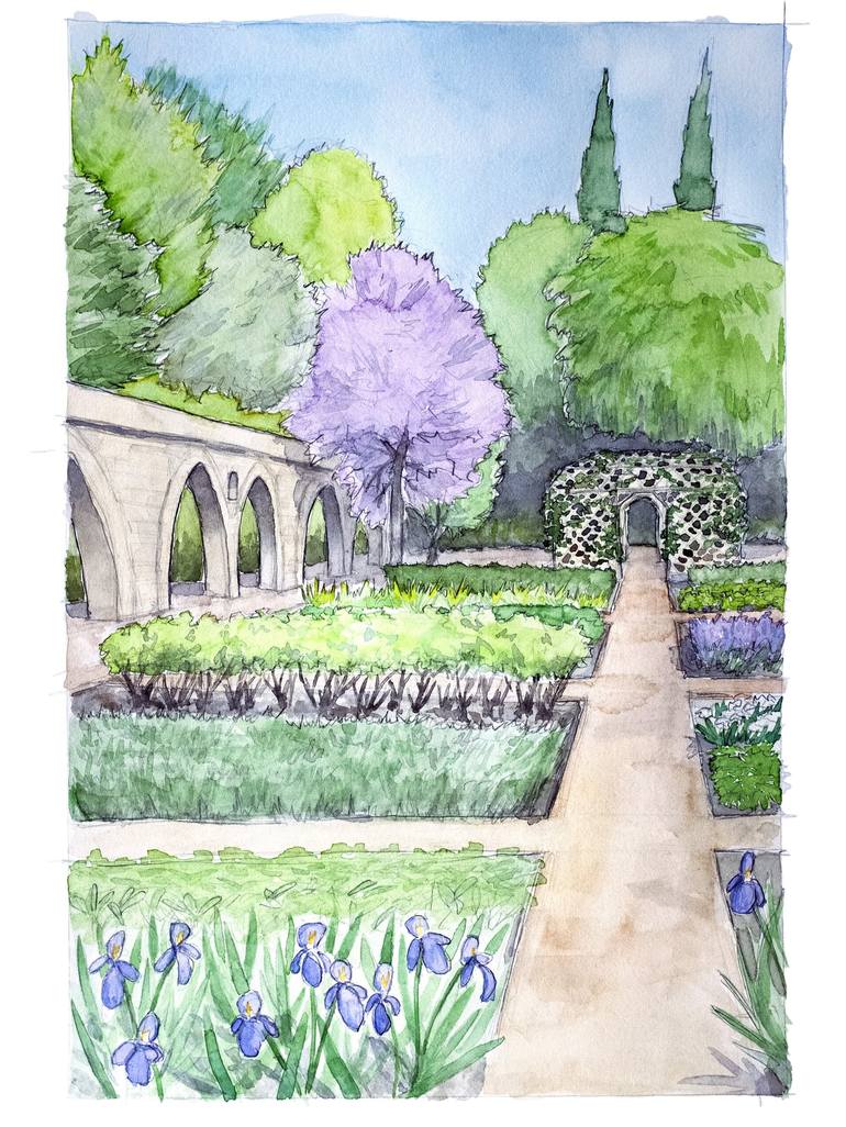 Print of Realism Garden Paintings by Emily Handley