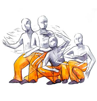 Original Figurative Sports Painting by Emily Handley
